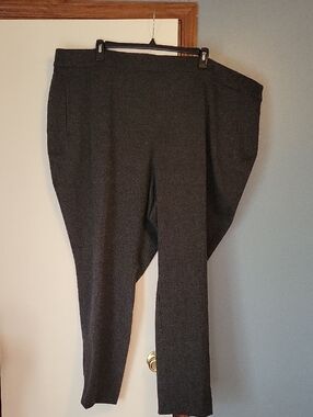 🆕️Croft & Barrows Woman's Black and White Textured Dress Pants Size 5X